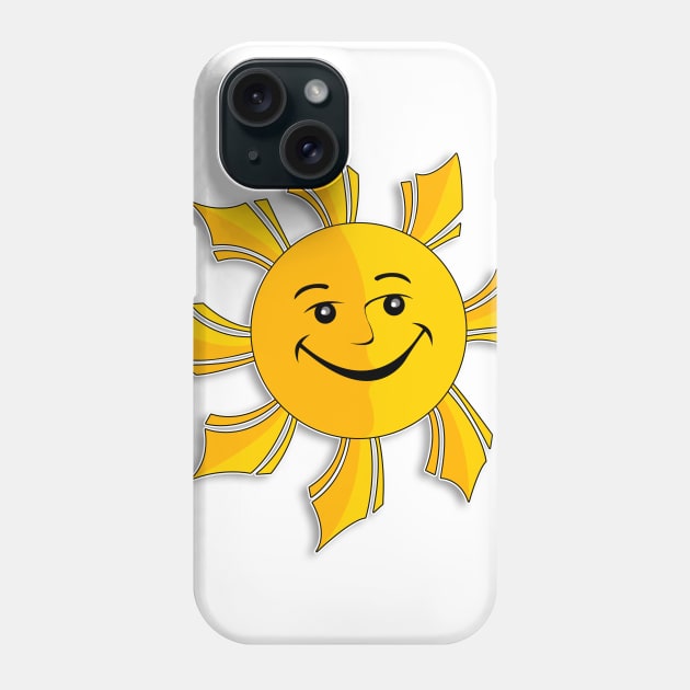 The Smiling Sun Phone Case by Aine Creative Designs