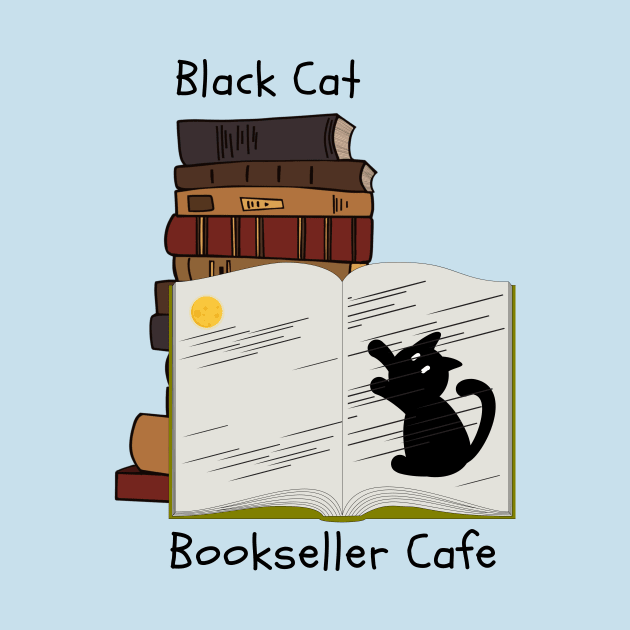 Black Cat Bookseller Cafe by Kopy Shop