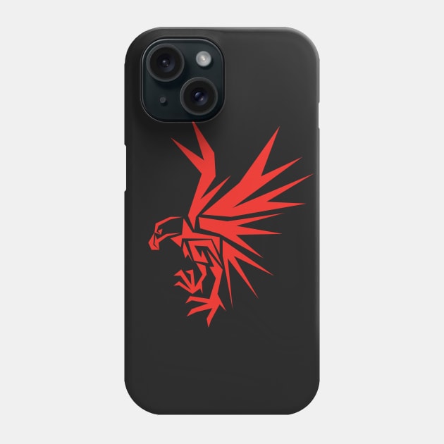 Abstract Red Eagle Phone Case by martinussumbaji