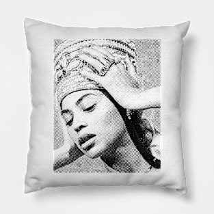 beyonc Halftone Aestetic Pillow