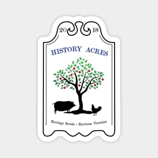 History Acres Logo Magnet