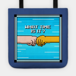 What Time Is It? Adventure Time pixel art Tote