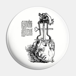 Medical Surgical Trephination Illustration Pin