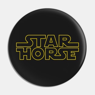 Star Horse Hollow Pin
