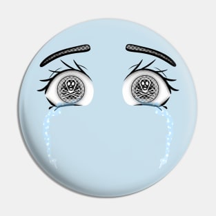 Looking Death in the Eyes Pin