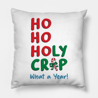 Ho Ho Holy Crap What A Year Pillow