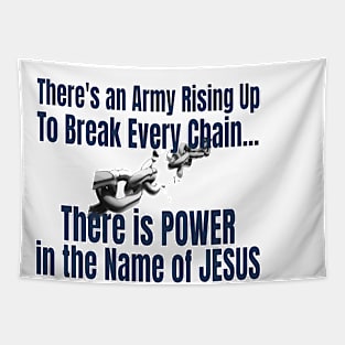 There is Power in the Name of Jesus Tapestry