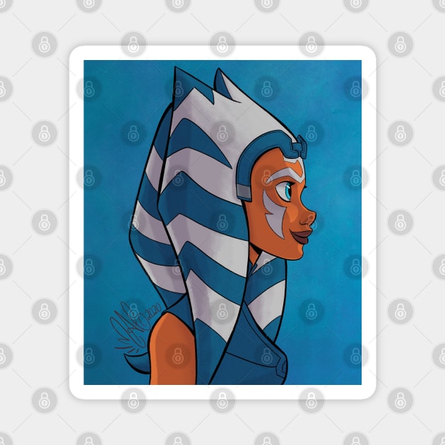 Ahsoka Magnet by Wandering Nicky