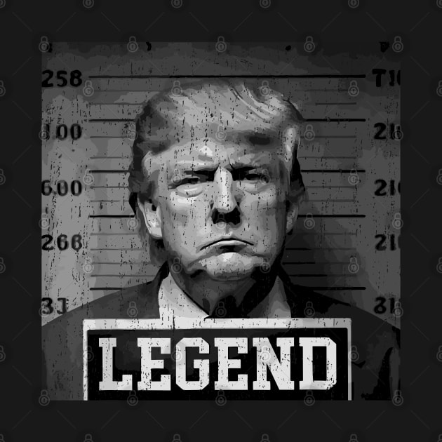 Trump 2024 Mugshot President Legend by StarMa