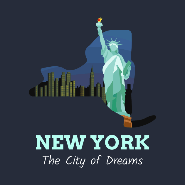 New York the city of dreams by WOAT