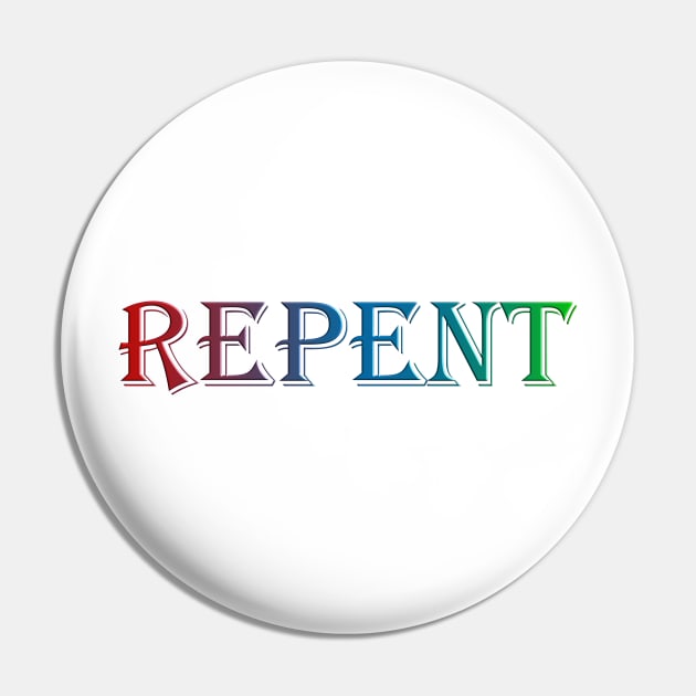 Repent Pin by OssiesArt