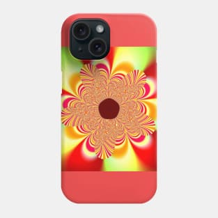 Cute Retro Style Red and Yellow Flower Phone Case