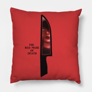 The Red Mask Of Death v2 Pillow