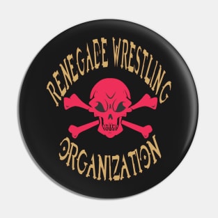 Renegade Wrestling Organization Tee Pin