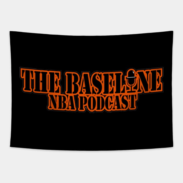 The Baseline NBA Podcast Alternate Logo Tapestry by ShawSports