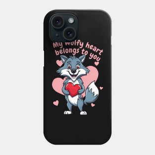 Woof-ly in Love - My Heart is Yours Phone Case