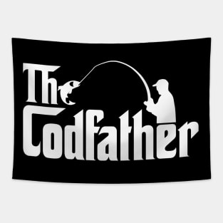 'The Codfather' Fishing Design Tapestry