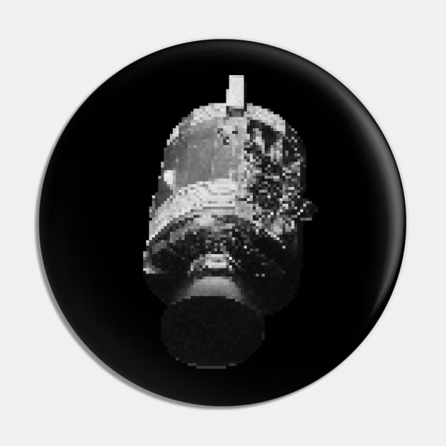 Apollo Command Module - Black and White Pin by HRNDZ