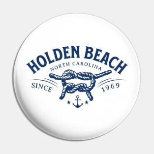 Holden Beach, NC Beach Knot Summer Vacation Pin