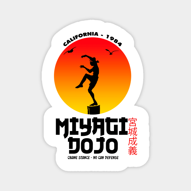 Miyagi Dojo (White) Magnet by Melonseta