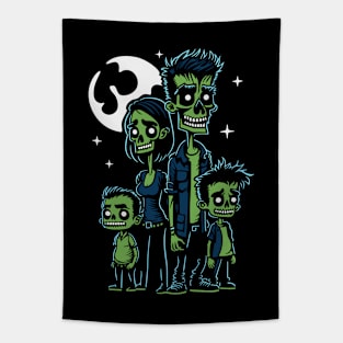 Zombie Family - 1 Tapestry