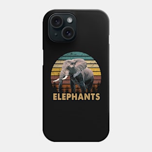 Whisker Whispers Elephant Chronicles, Stylish Tee Extravaganza Phone Case