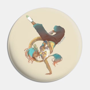 Graffiti Dancer Pin