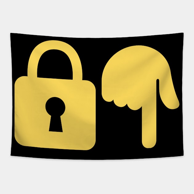 Lockdown Funny Design Tapestry by Up 4 Tee