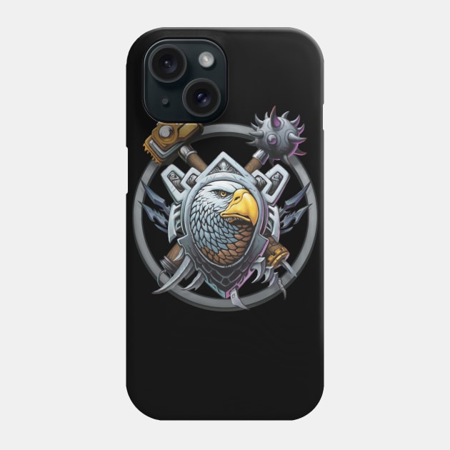 Eagle Alliance Shield - Ringbound Phone Case by BeveridgeArtworx