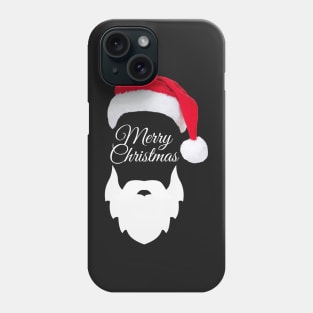 Funny Santa Beard Costume - White Fake Beard Christmas - Santa Claus Beard Costume - Merry Christmas Everyone Santa Phone Case