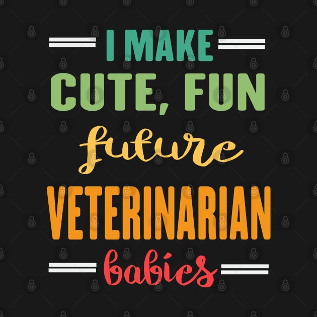 Future Veterinarian Student Professional New Fathers Day Mothers Day Gift Idea by familycuteycom