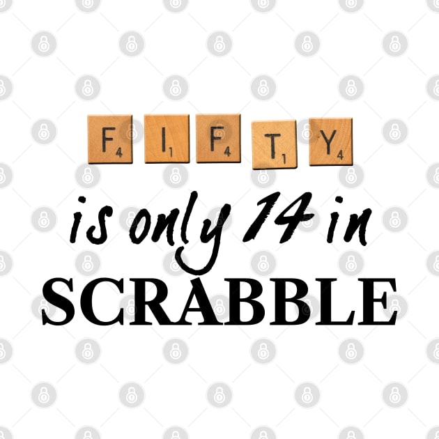 50 is only 14 in Scrabble by RandomGoodness