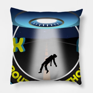 Ask Me About my Butthole - UFO shirt Pillow