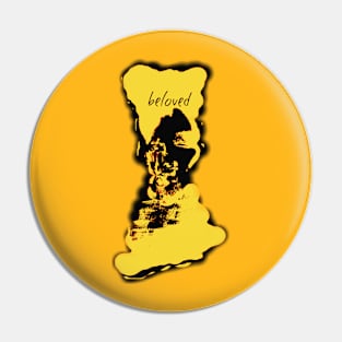 A Bea Kay Thing Called Beloved- Black & Yellow Pin