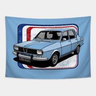 The beautifull french saloon with french flag colors background Tapestry