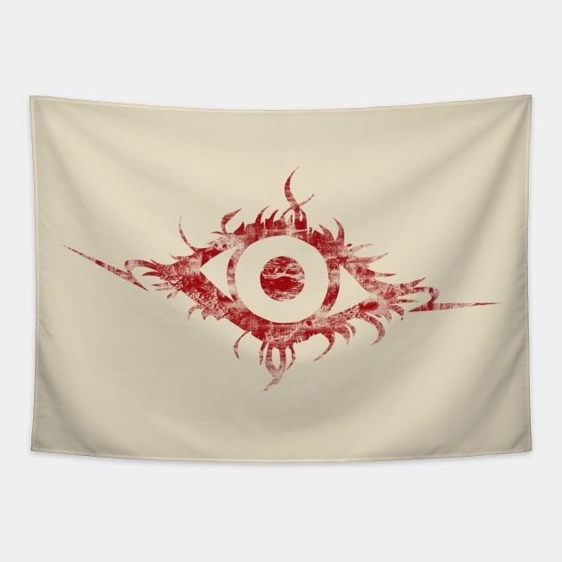 Art is in the EYE of the beholder (red) Tapestry by ReaRyuugu