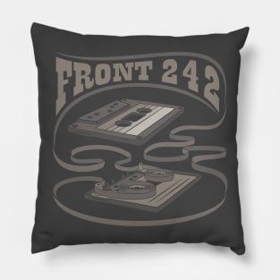 Front 242 Exposed Cassette Pillow