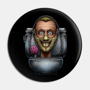 Horror toilet Monster #9 Pin