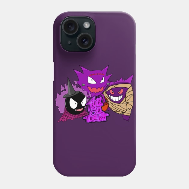 Trick or Treat Monsters Phone Case by Jamie Collins