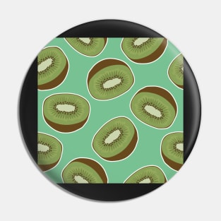 Kiwi Fruit Pattern Pin