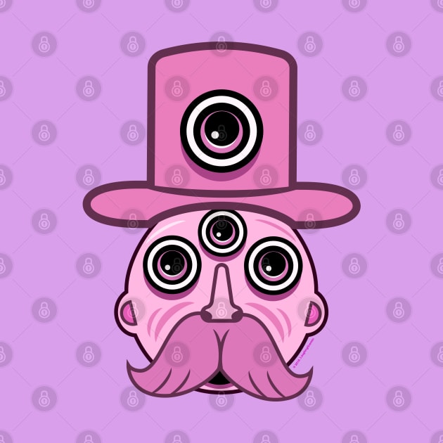 Tophat Moustache Weirdo by LaughingGremlin