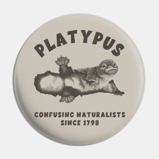 Pretty Platypus Portrait Pin