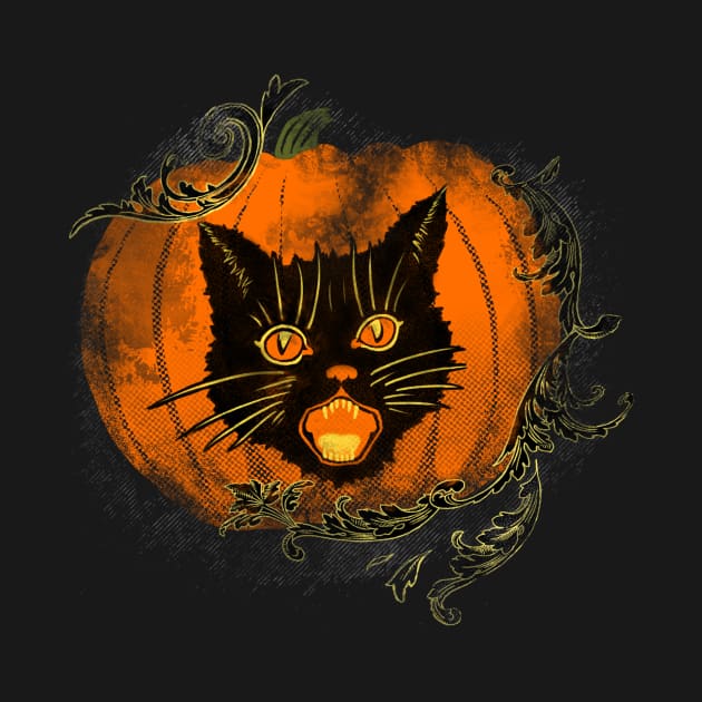 Pumpkin Cat by natearts