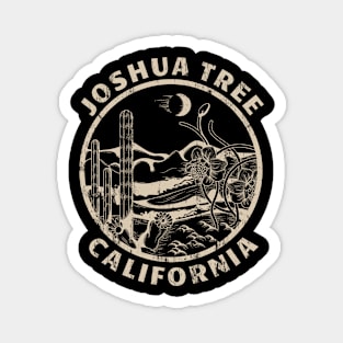 Joshua Tree California Linocut Desert Illustration Magnet