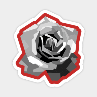 Gray Rose Magnet