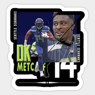 DK Metcalf Sticker for Sale by Sfrieszell1