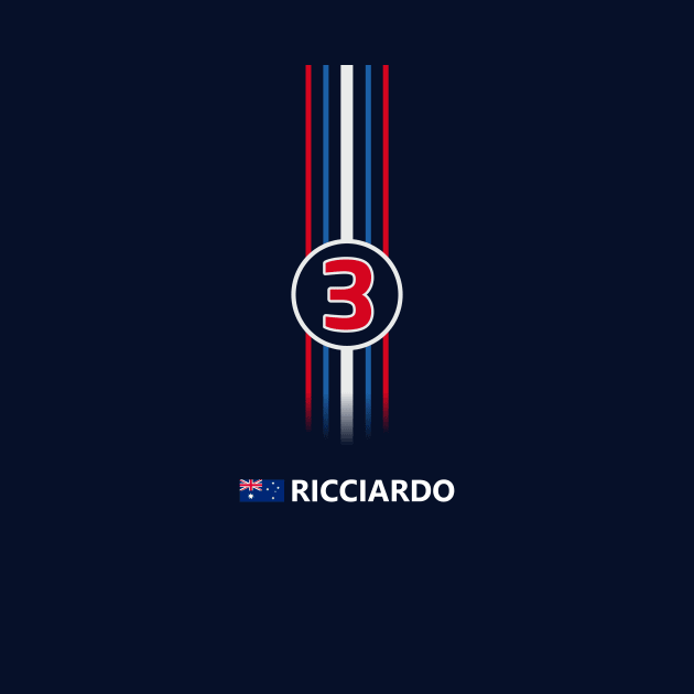 F1 2016 - #3 Ricciardo [classic version] by sednoid