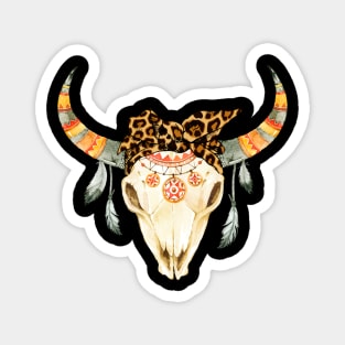 Deer Skull Bandana Magnet