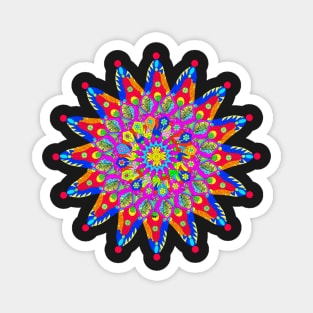 Grafititee Abstract Art Circle Magnet