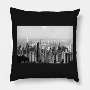 Hongkong Skyline 13 Pillow